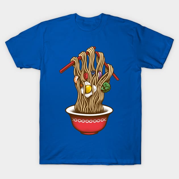 Infinity Noodles T-Shirt by c0y0te7